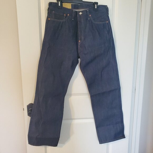 NWT Levis LVC Vintage Collection 1937 501 Selvedge Denim Jeans 36x32 Mens STF - Picture 1 of 15